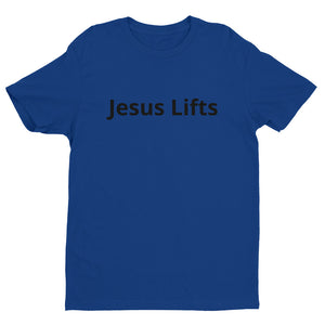 Jesus Lifts Men's Short Sleeve T-shirt