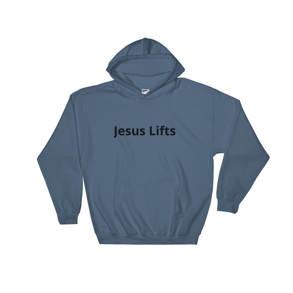Jesus Lifts Hooded Sweatshirt